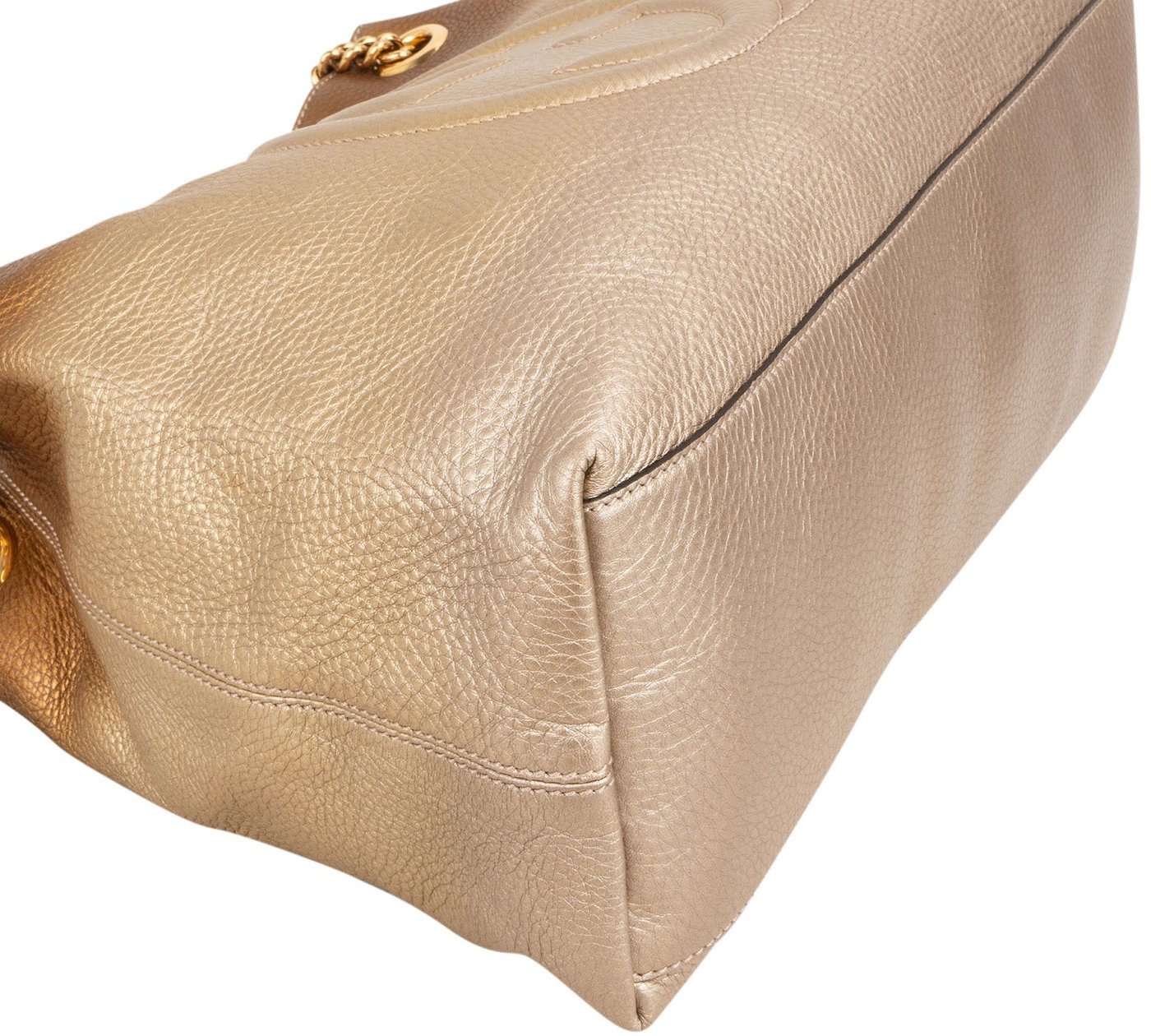 Gucci Bicolor Leather Soho Chain Tote Crossbody Bag