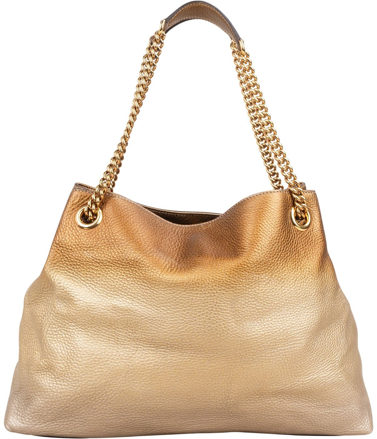 Gucci Bicolor Leather Soho Chain Tote Crossbody Bag