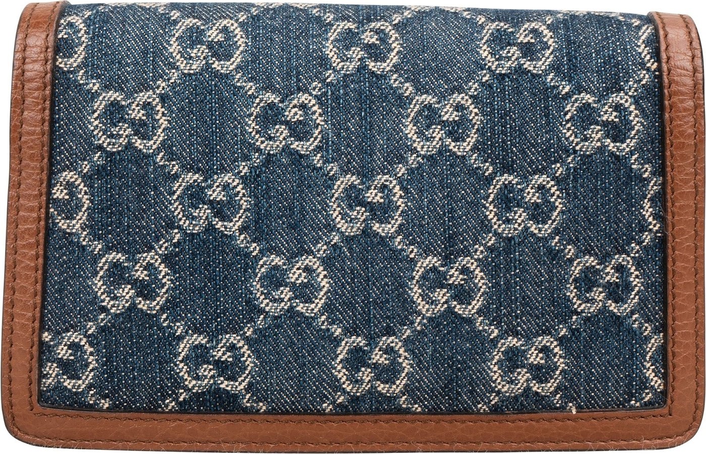 Gucci Monogram Denim GG Dionysus Super Mini Crossbody Bag