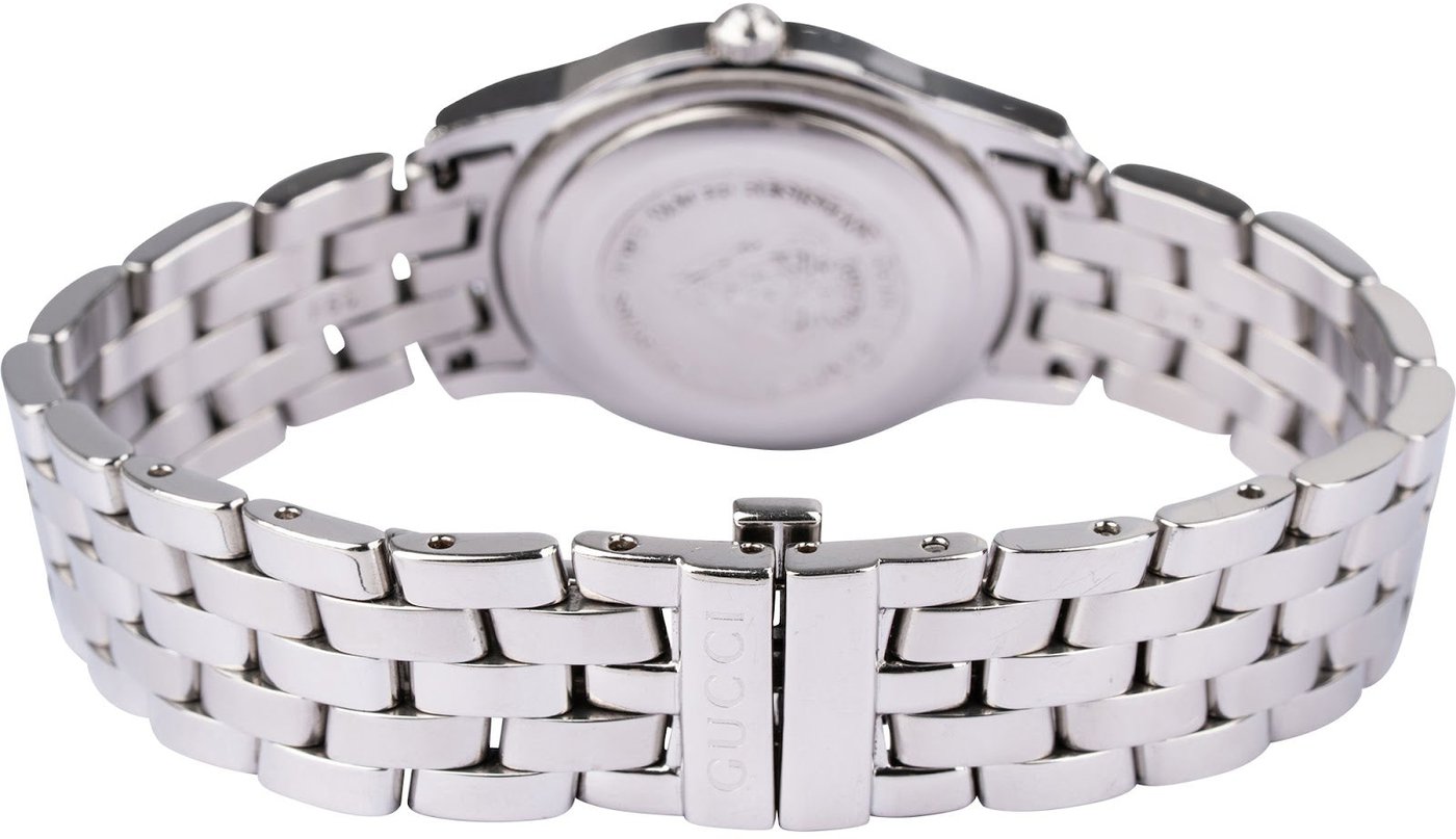 Gucci Silver Tone G-Class 5500L Woman Watch