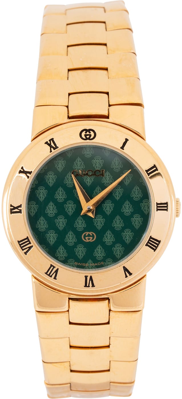 Gucci Gold Tone 3300L Women Watch