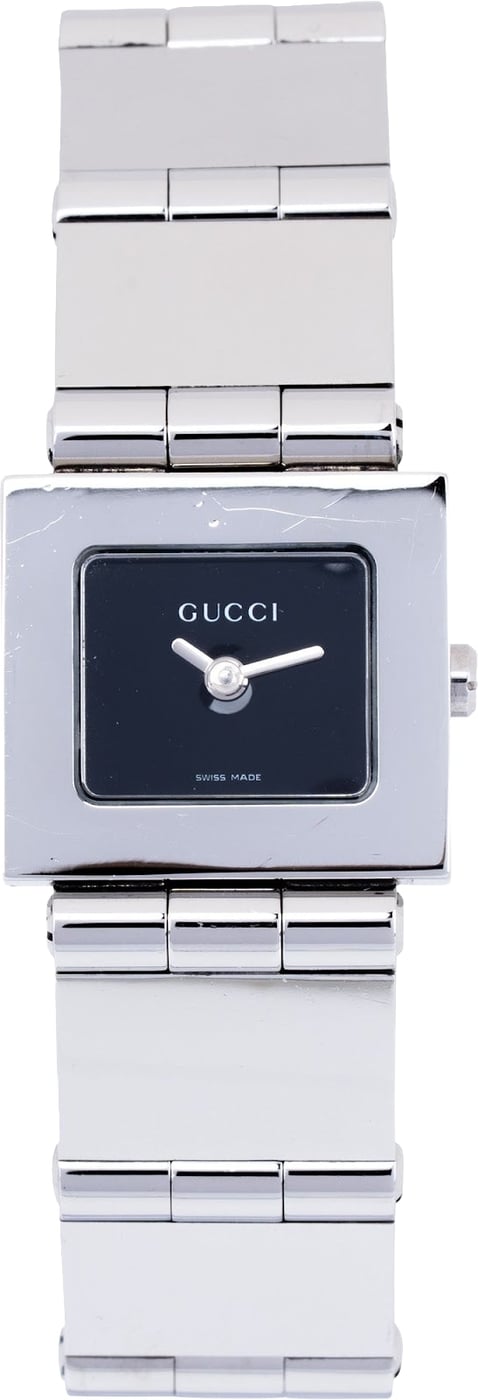 Gucci Silver Tone G-Watch Watch