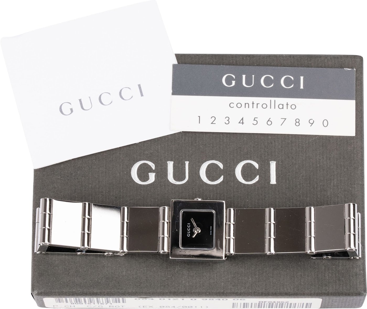 Gucci Silver Tone G-Watch Watch