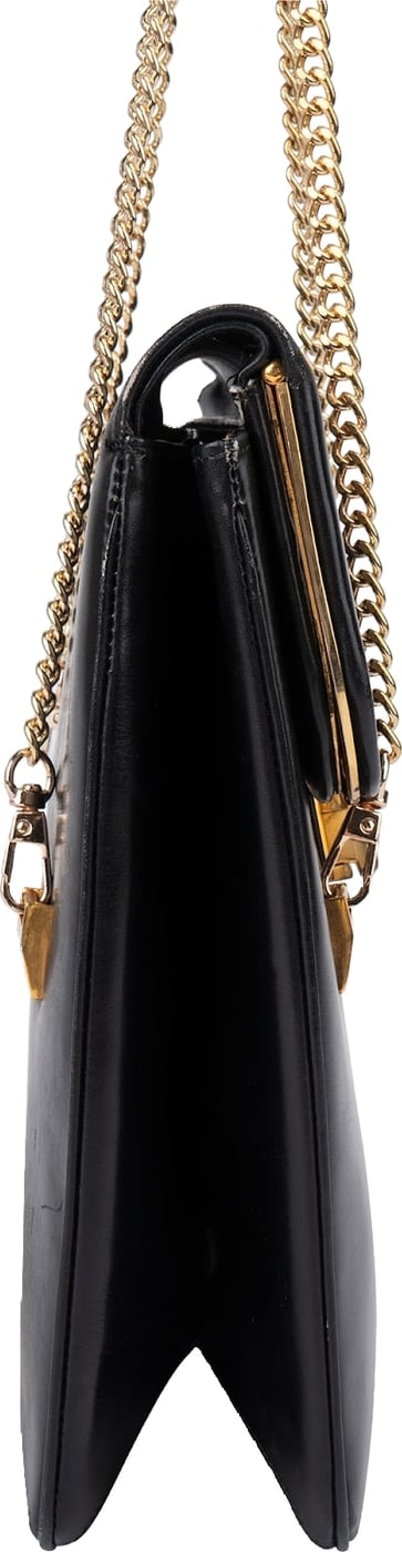 Gucci Black Leather Vintage Handbag