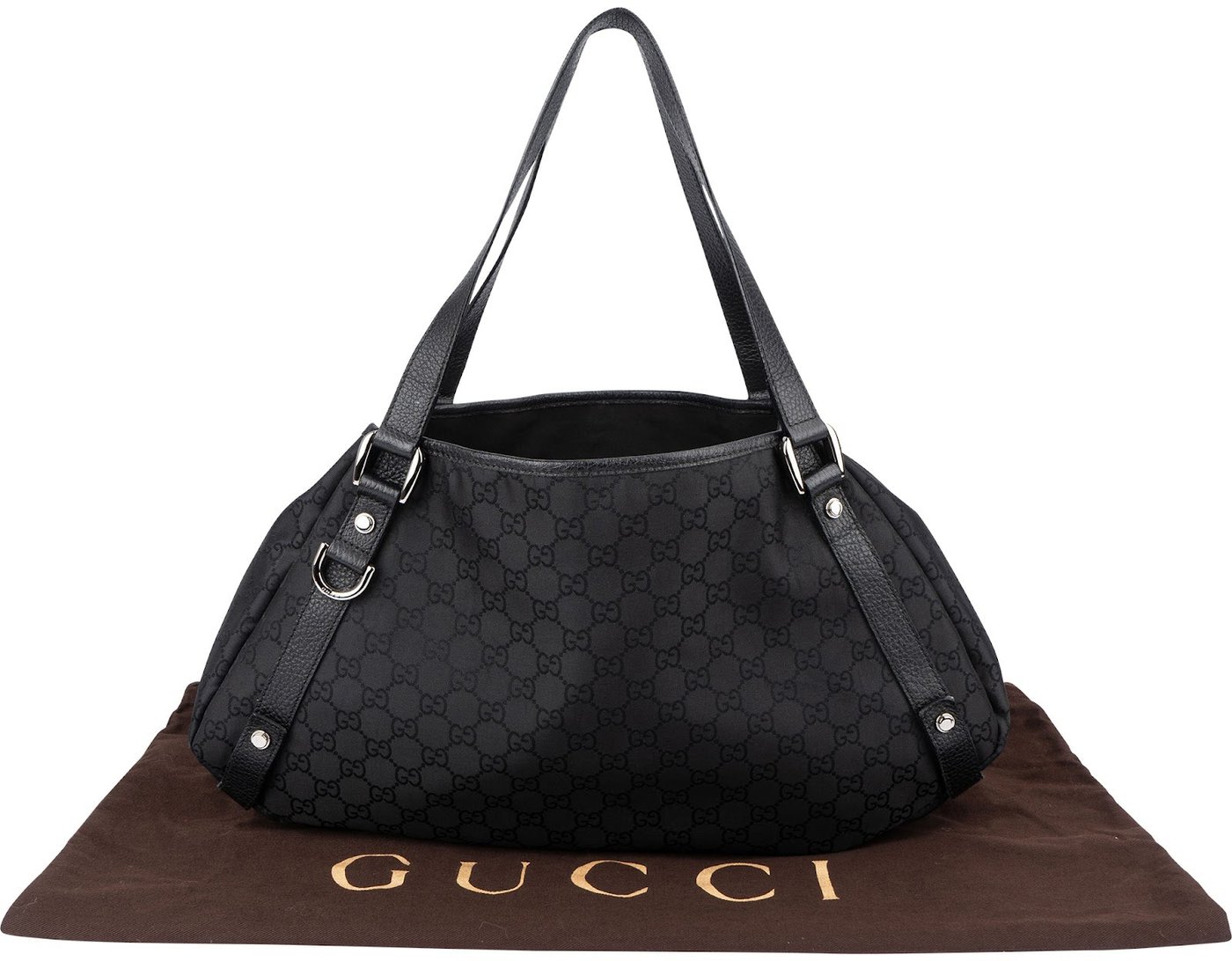 Gucci Monogram GG Canvas Abbey D-Ring Handbag