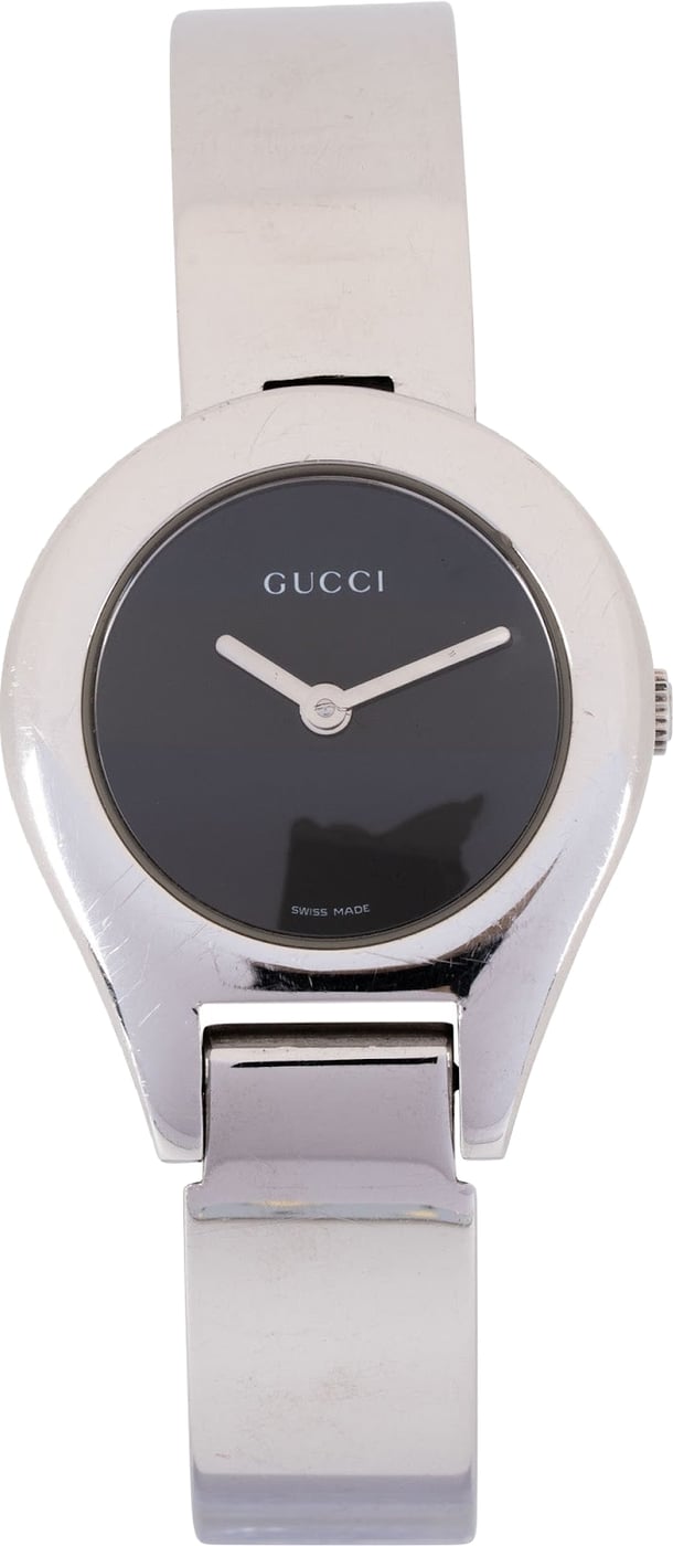Gucci Silver Tone 6700L Bangle Watch