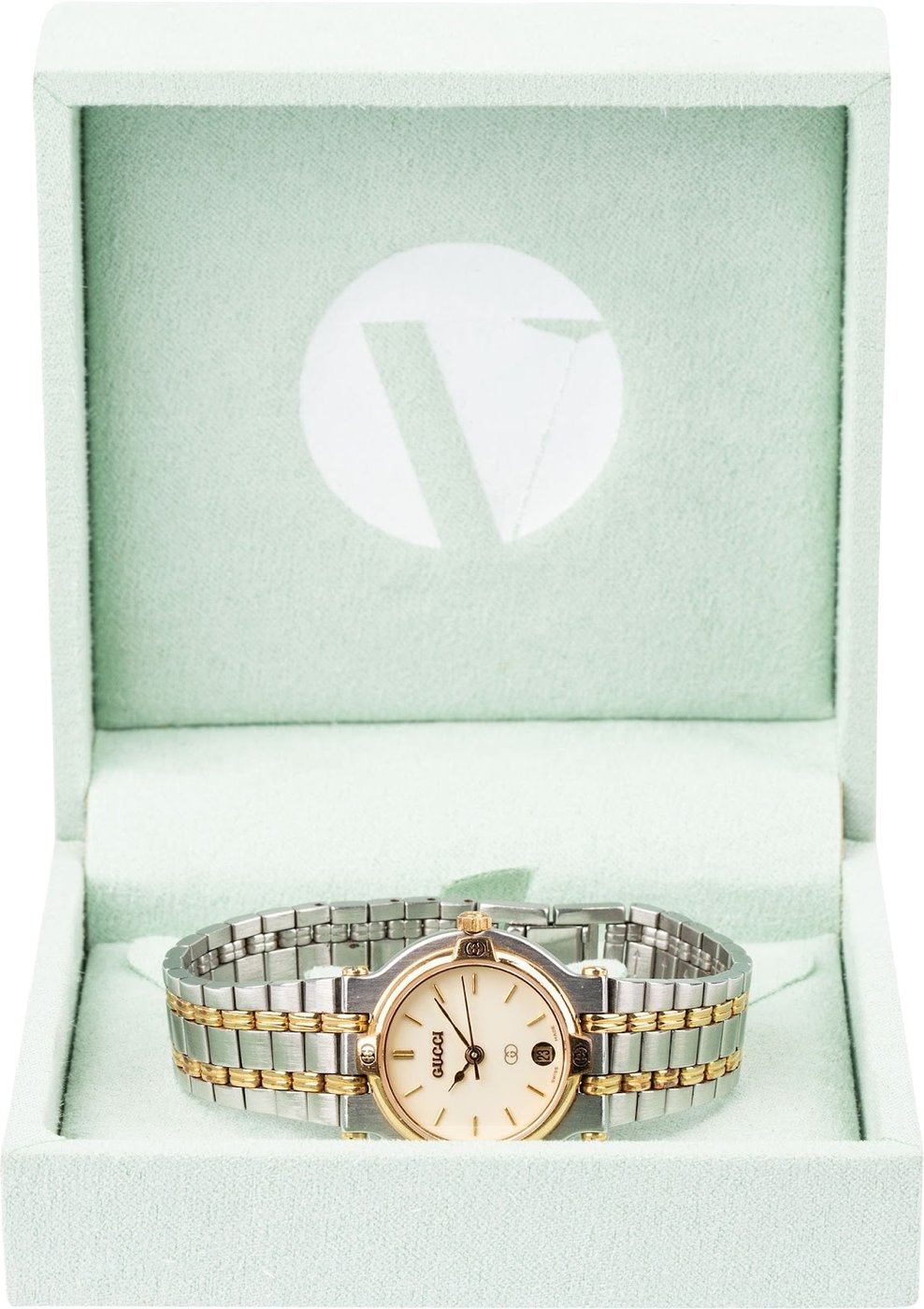 Gucci Bicolor Hardware 9000L Watch
