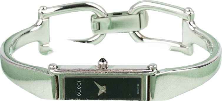 Gucci Silver Tone 1500L Bangle Watch