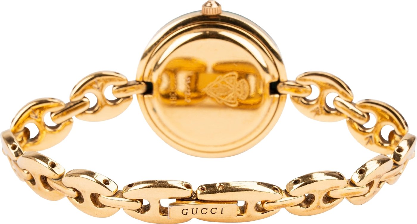 Gucci Gold Tone Change Bezel 11/12.2 Watch