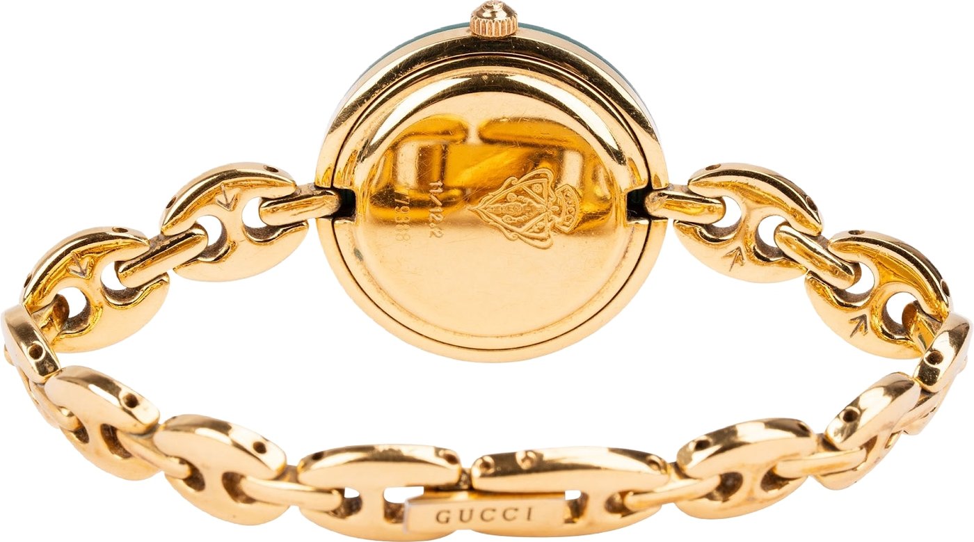 Gucci Gold Tone Change Bezel 11/12.2 Watch