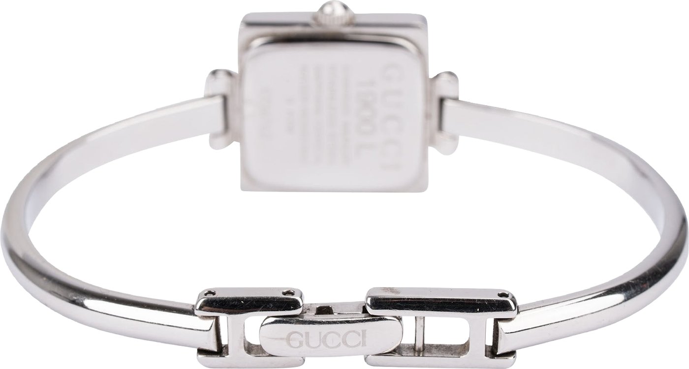 Gucci Silver Tone 1900L Bangle Watch