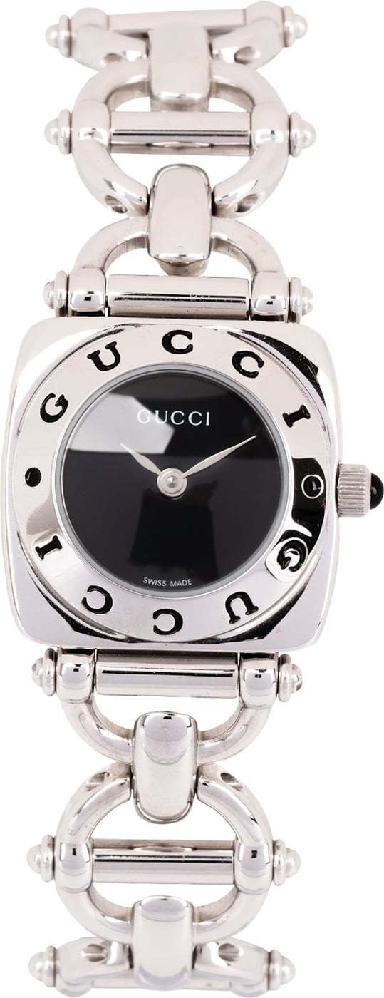 Gucci Silver Tone Horsebit 6400L Woman Watch