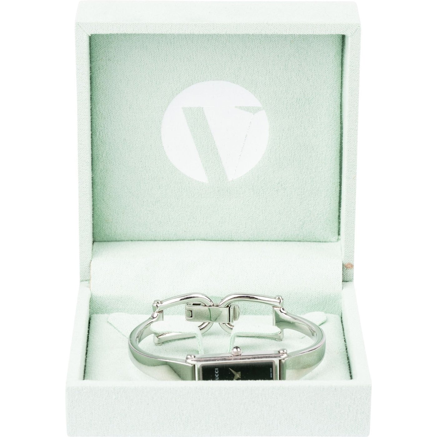 Gucci Silver Tone 1500L Bangle Woman Watch