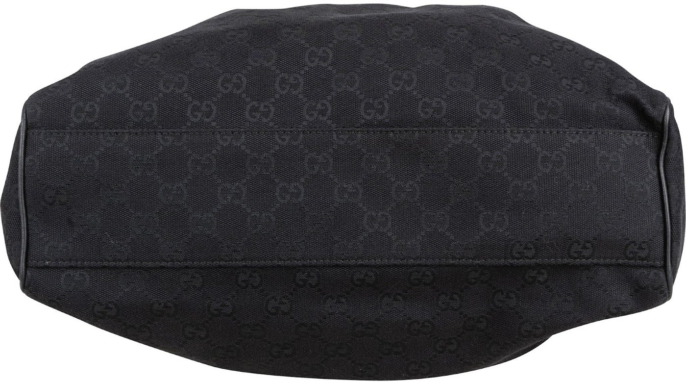 Gucci Black Monogram GG Canvas Sukey Handbag