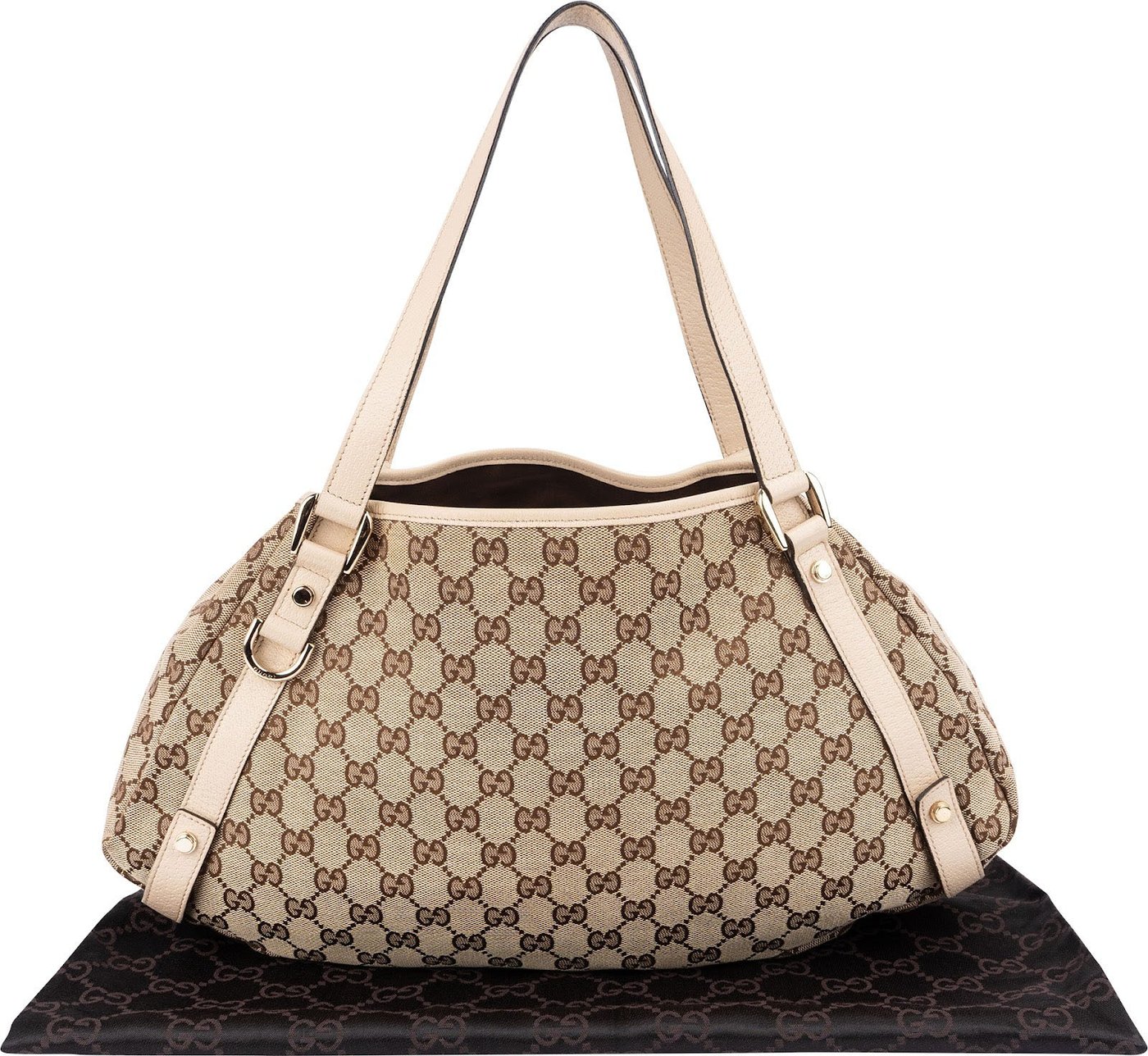Gucci Monogram GG Canvas Abbey Shoulder Bag