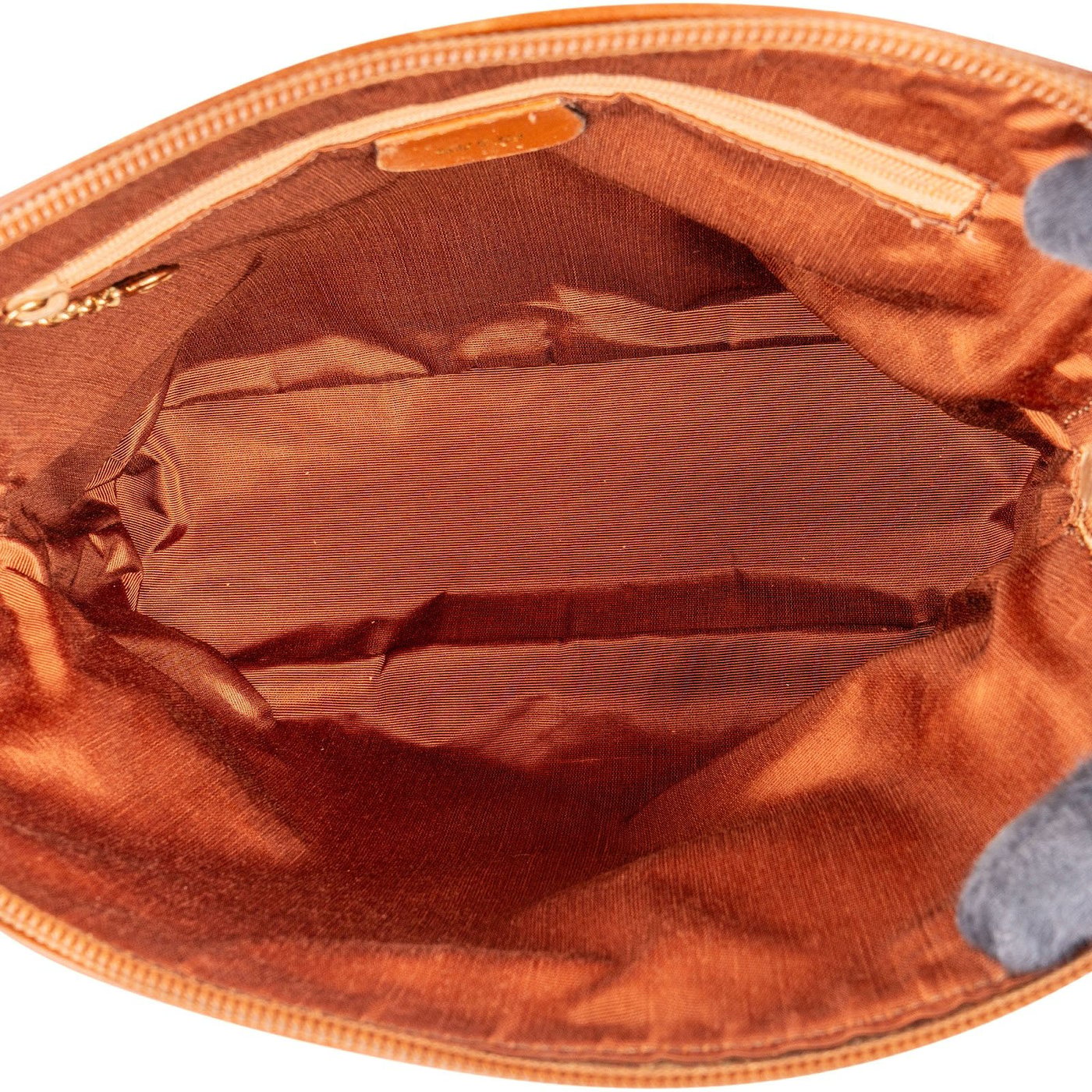 Gucci Brown Calfskin Bamboo Vintage Small Handbag