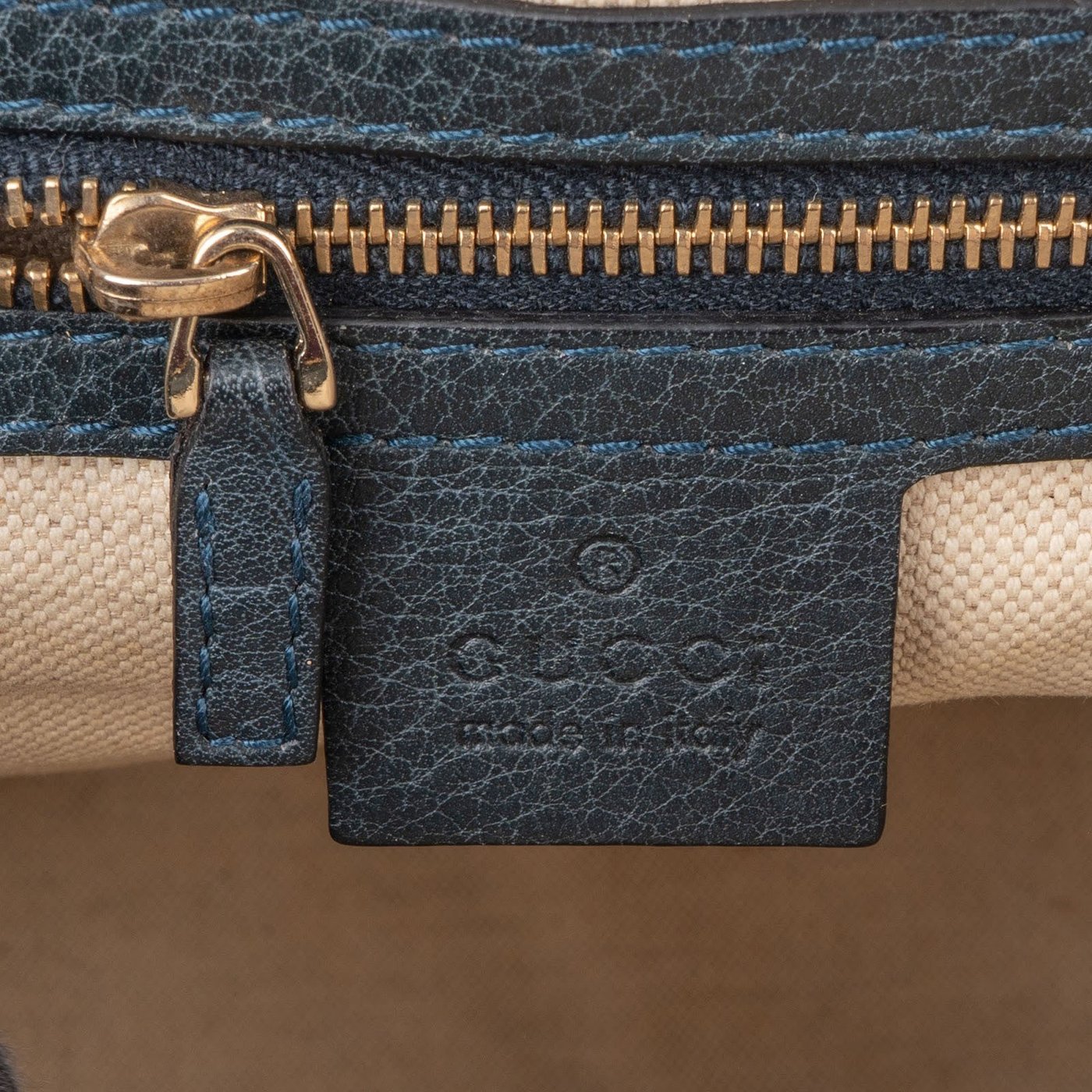 Gucci Guccissima Leather Horsebit Hobo Handbag