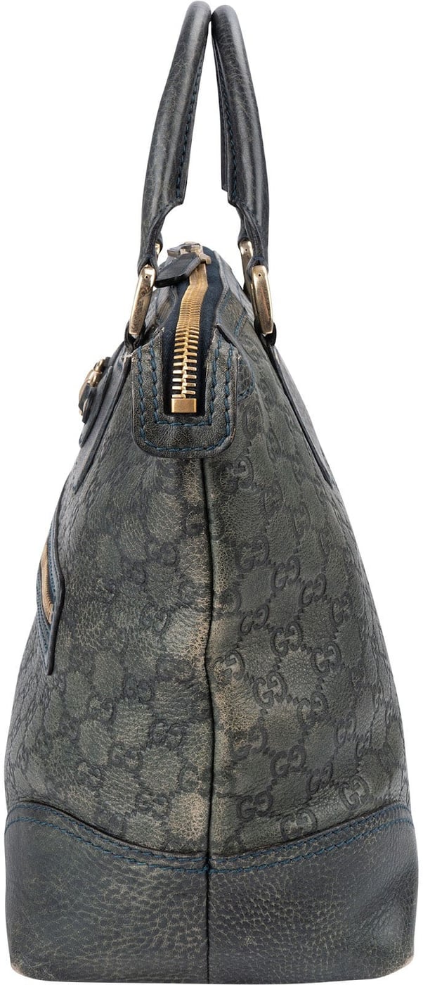 Gucci Guccissima Leather Horsebit Hobo Handbag