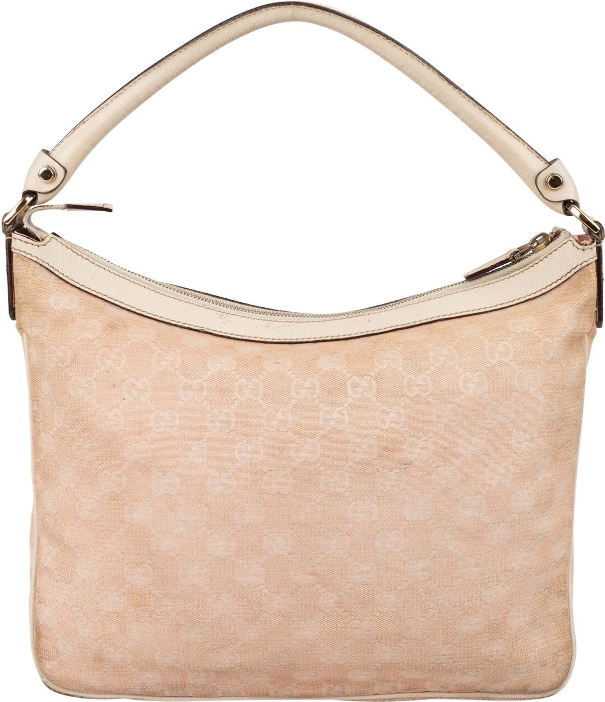 Gucci Monogram GG Canvas D-Ring Double Pocket Shoulder Bag