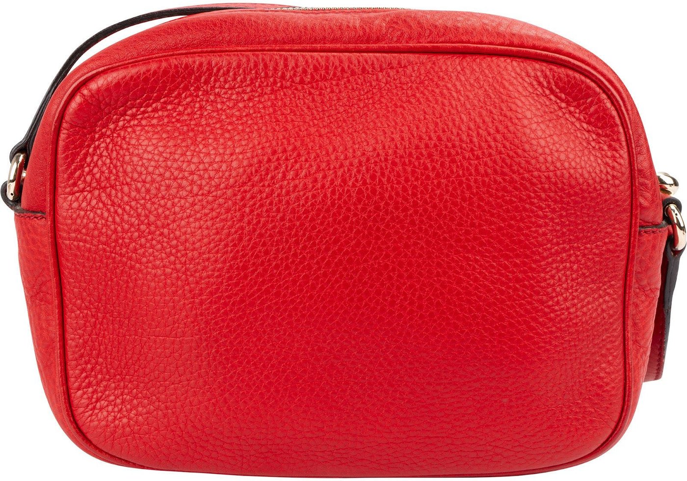 Gucci Pebbled Leather Soho GG Disco Crossbody Bag