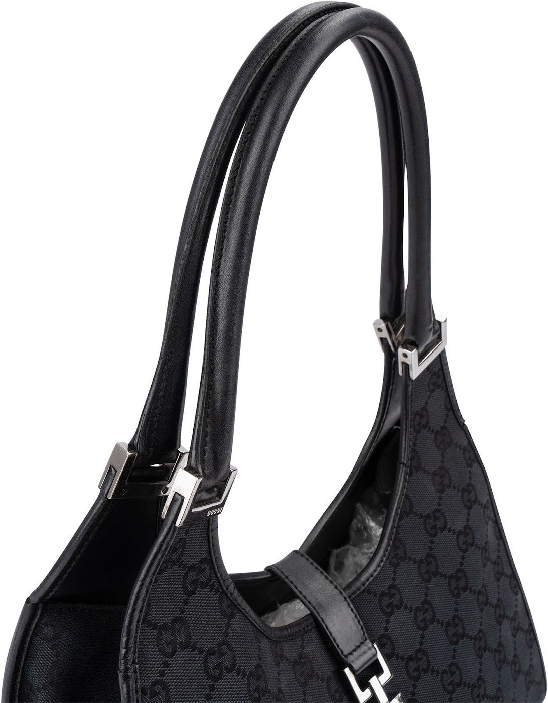 Gucci Monogram GG Canvas Jackie Shoulder Bag