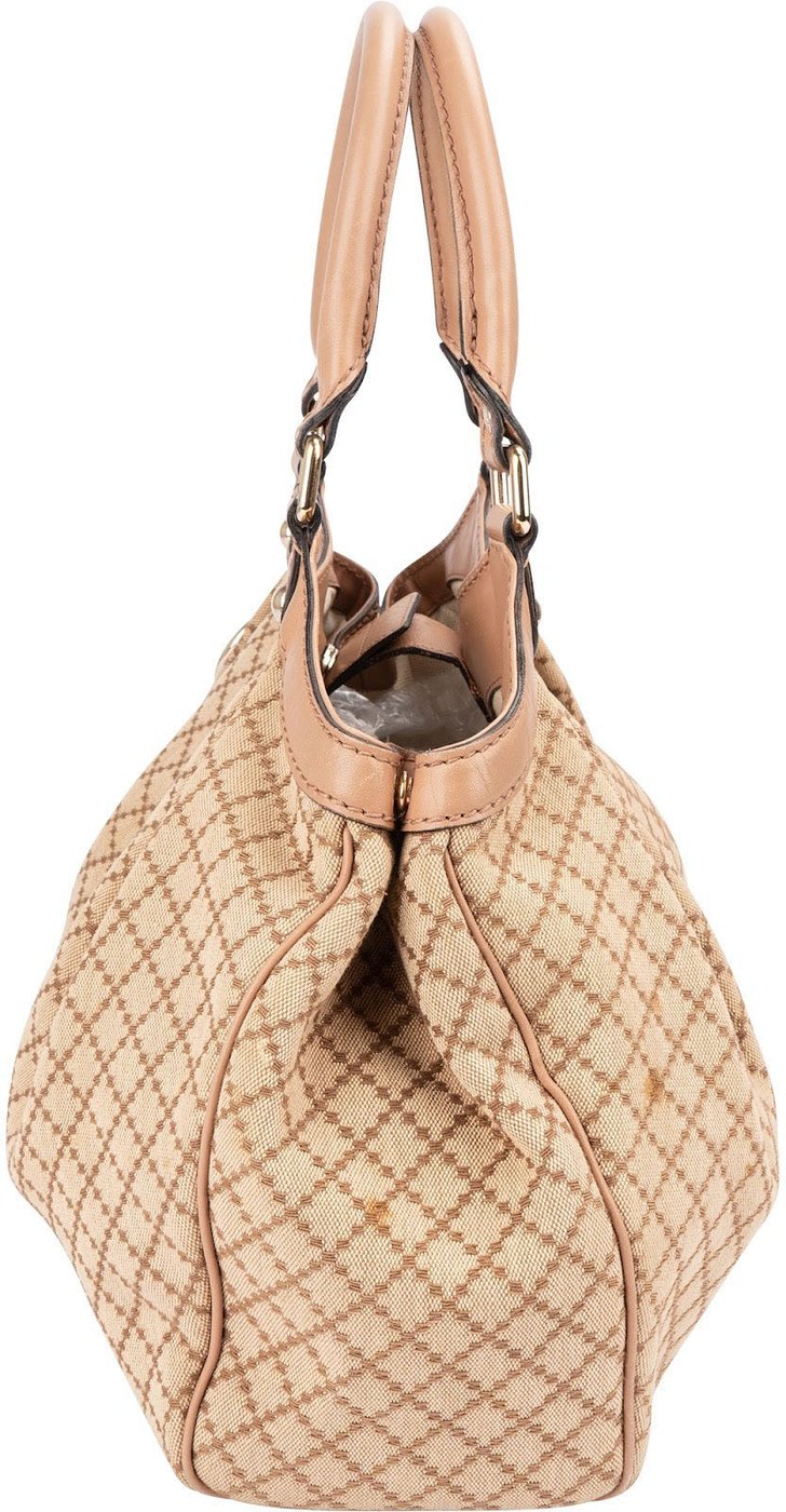 Gucci Diamante Monogram Canvas Sukey Handbag
