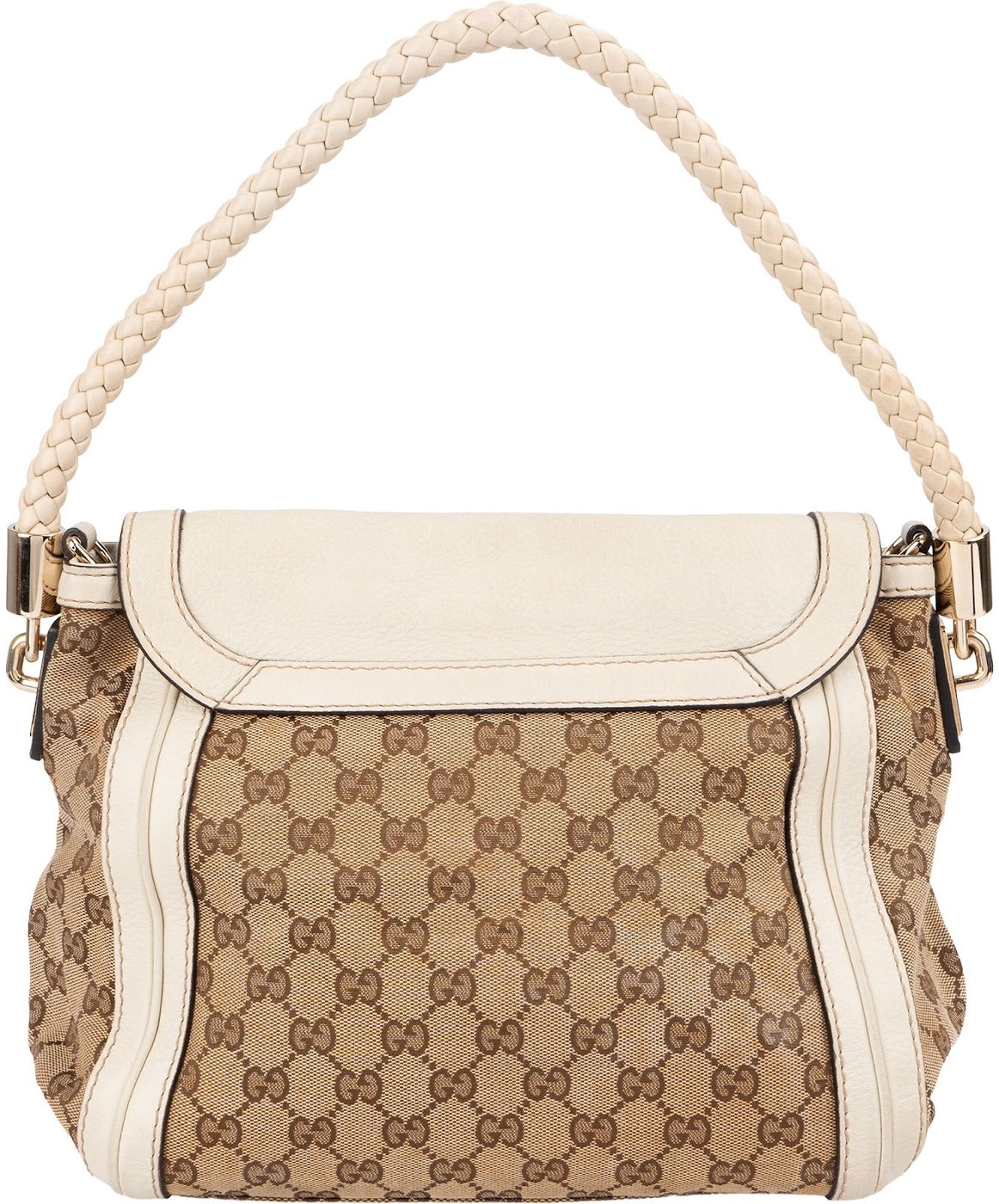 Gucci Monogram GG Canvas Bella Flap Shoulder Bag