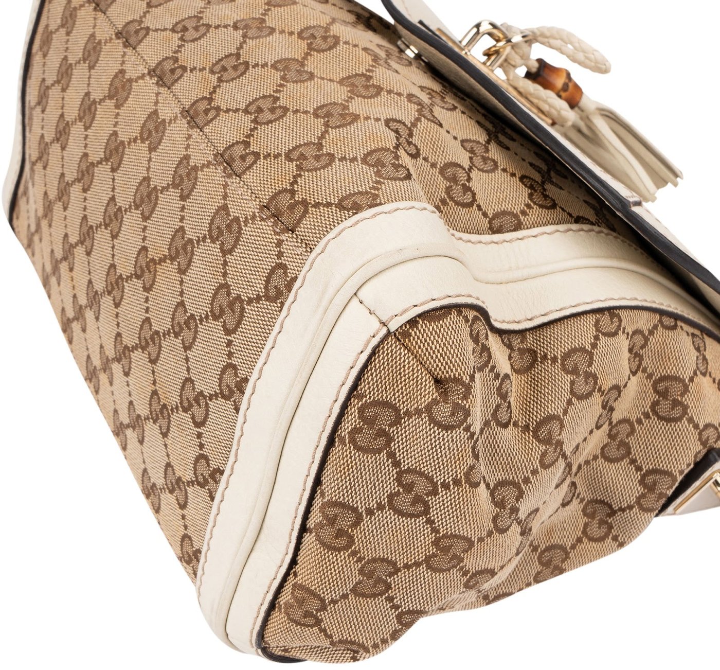 Gucci Monogram GG Canvas Bella Flap Shoulder Bag