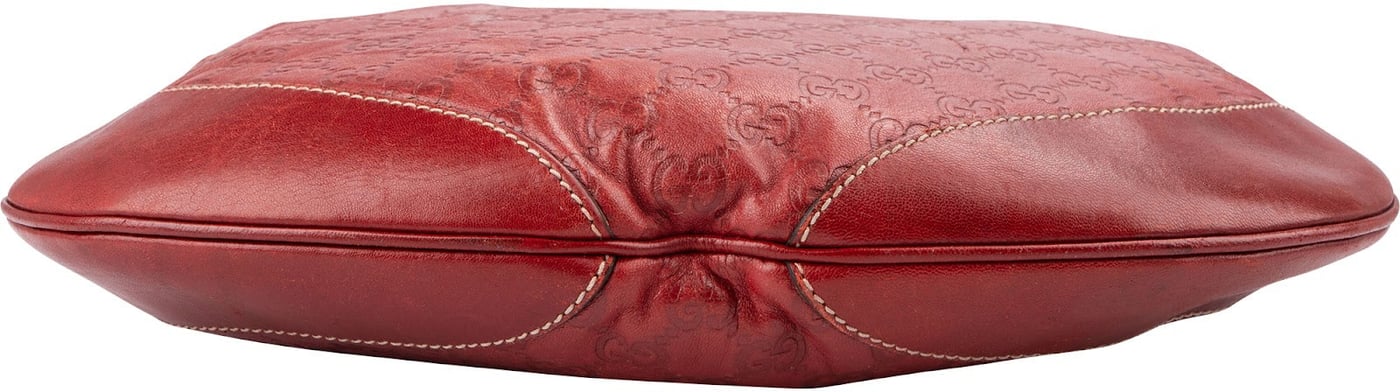 Gucci Guccissima Leather Messenger Crossbody Bag