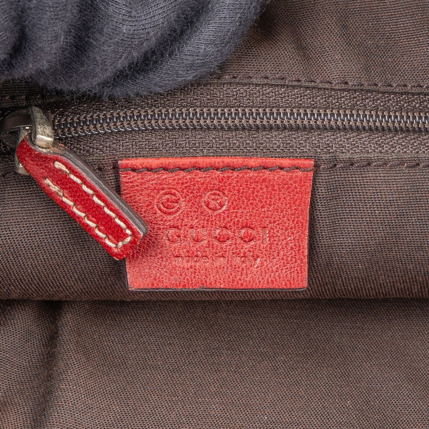 Gucci Guccissima Leather Messenger Crossbody Bag