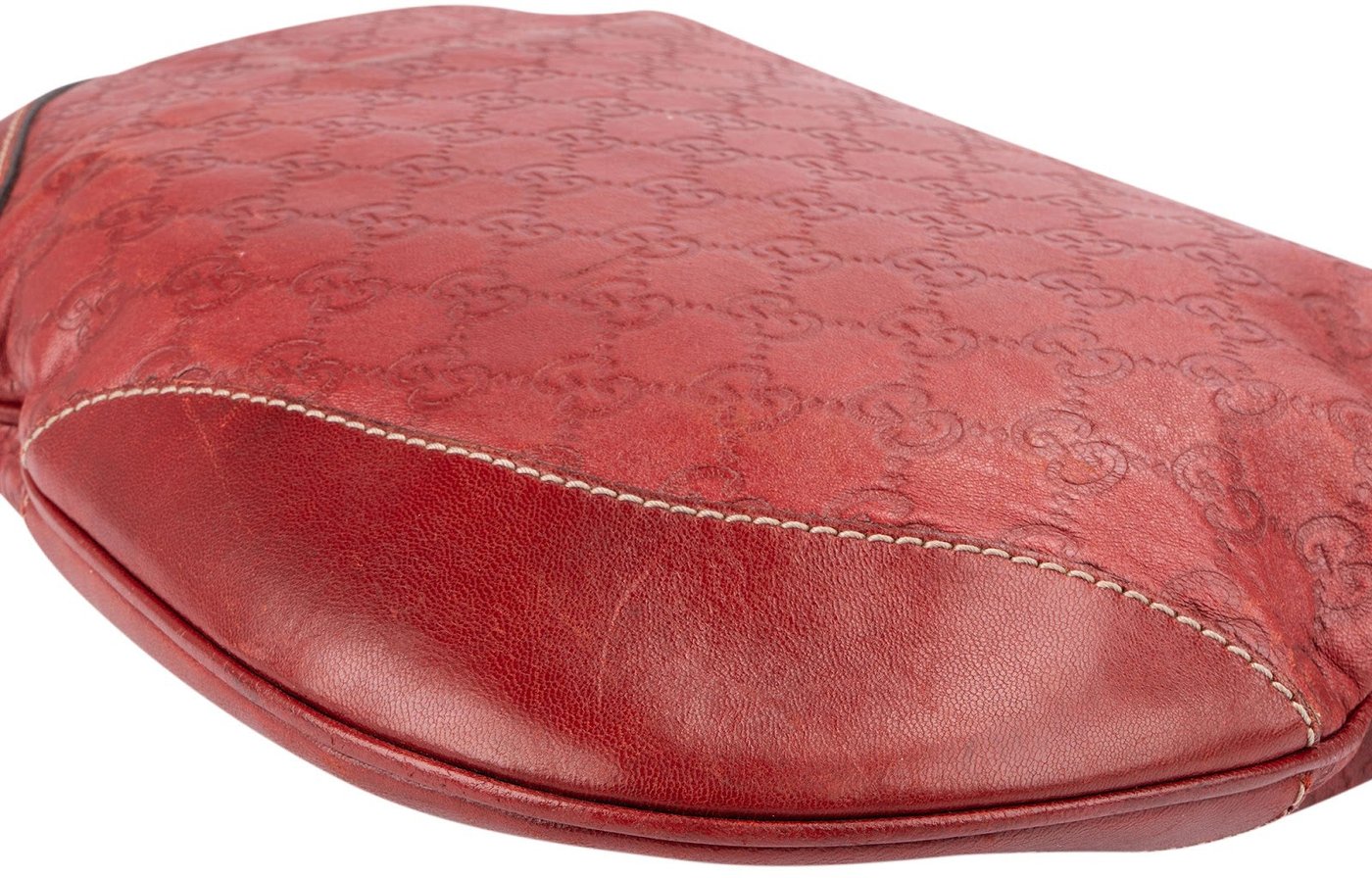 Gucci Guccissima Leather Messenger Crossbody Bag