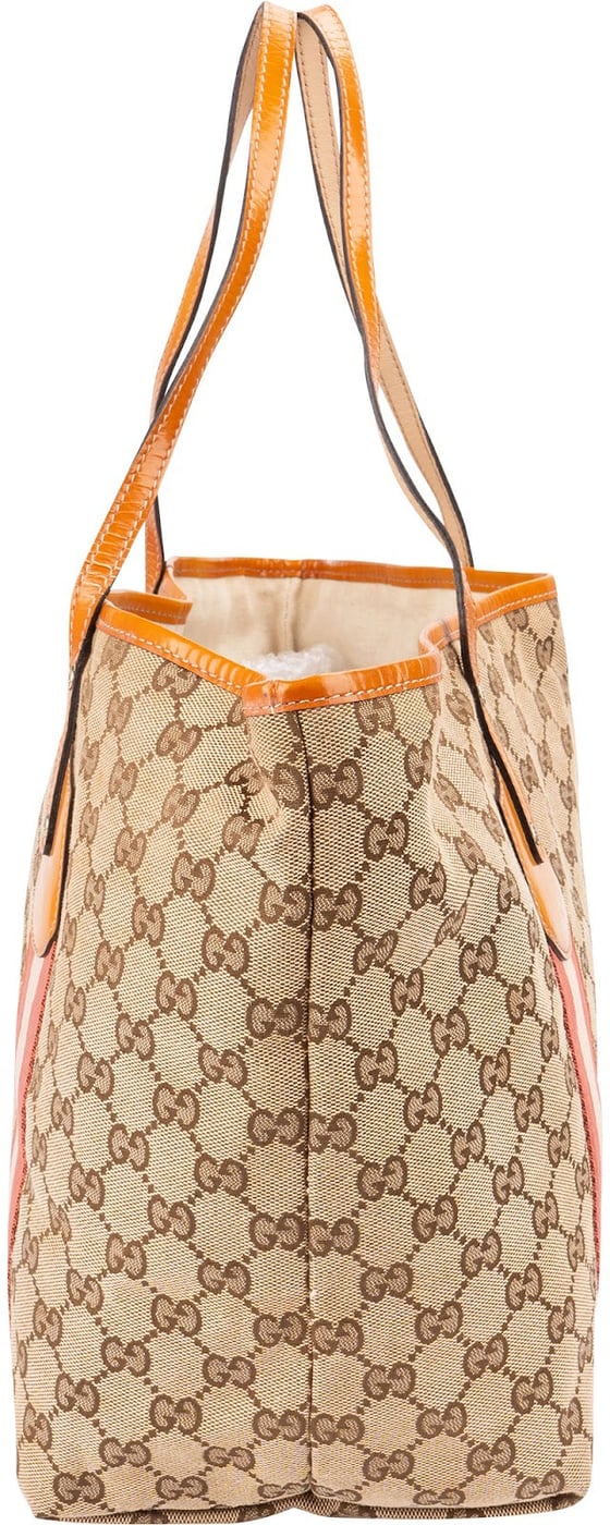 Gucci Monogram GG Canvas Joy Tote Shoulder Bag