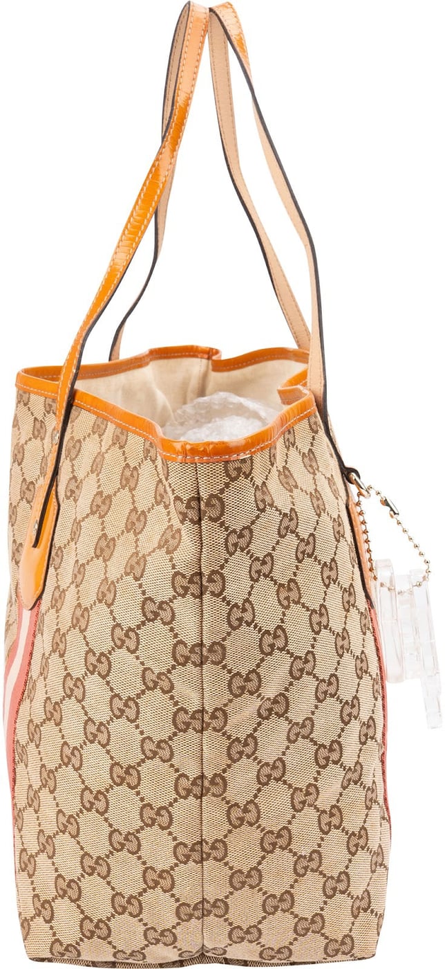 Gucci Monogram GG Canvas Joy Tote Shoulder Bag