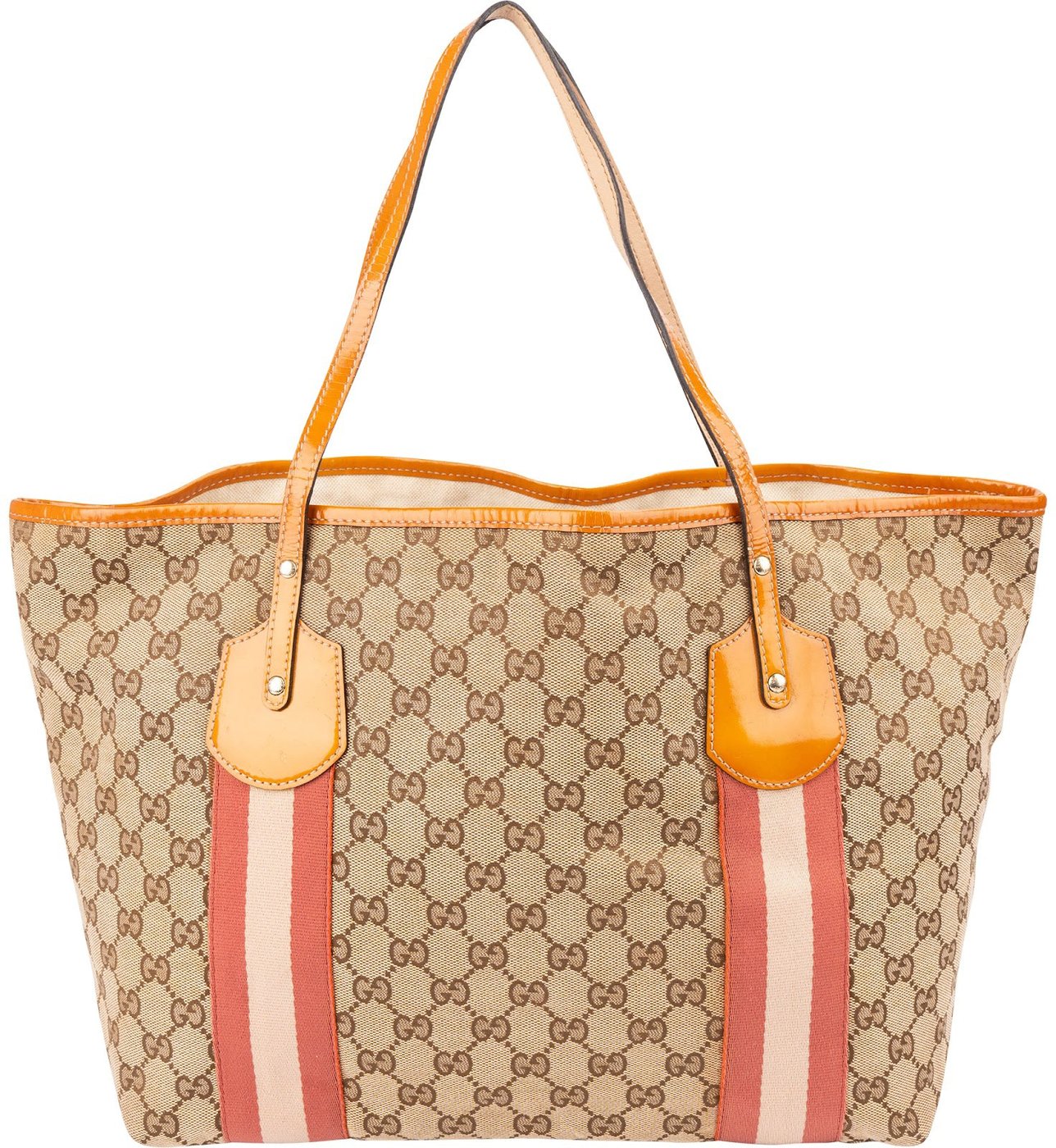 Gucci Monogram GG Canvas Joy Tote Shoulder Bag