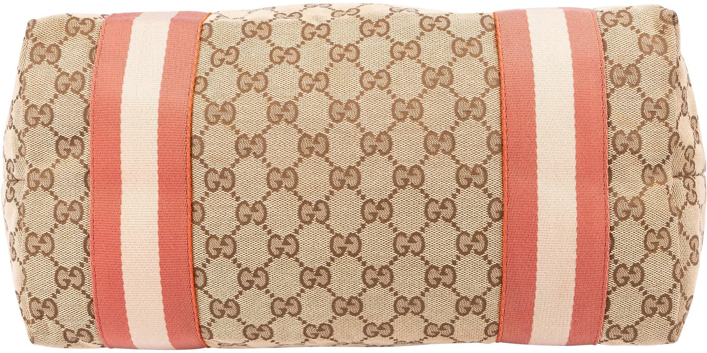 Gucci Monogram GG Canvas Joy Tote Shoulder Bag
