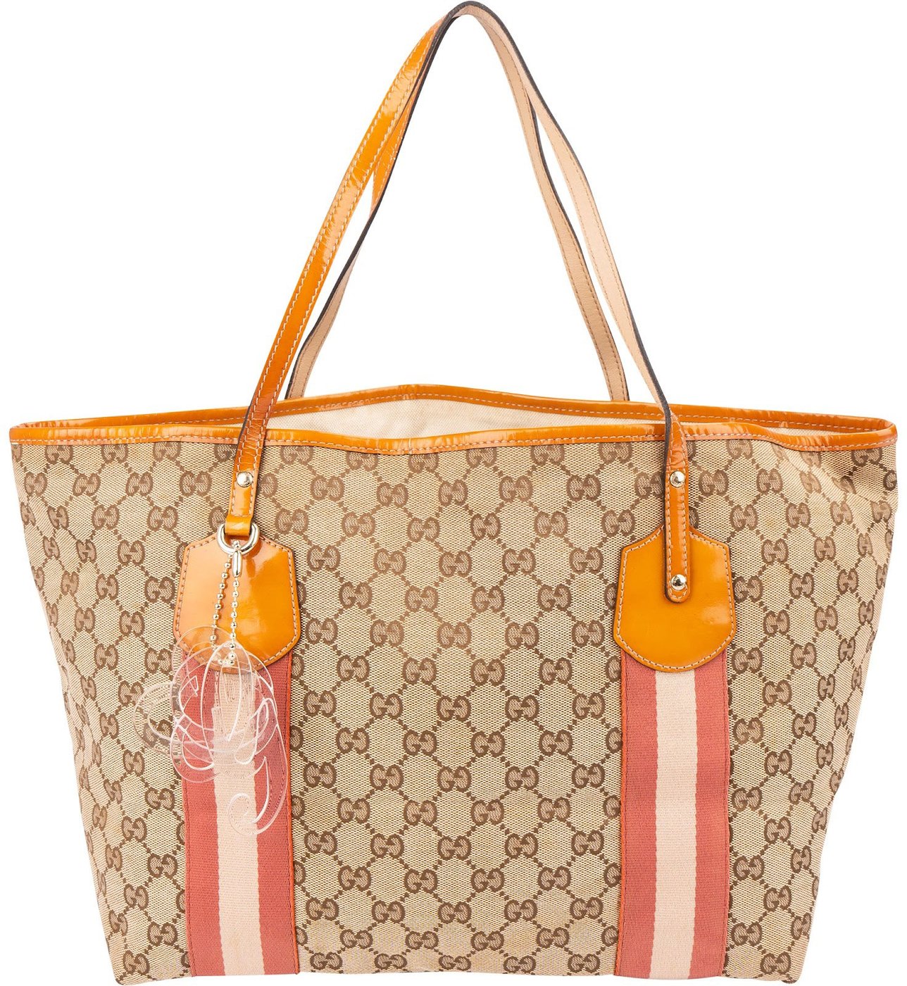 Gucci Monogram GG Canvas Joy Tote Shoulder Bag