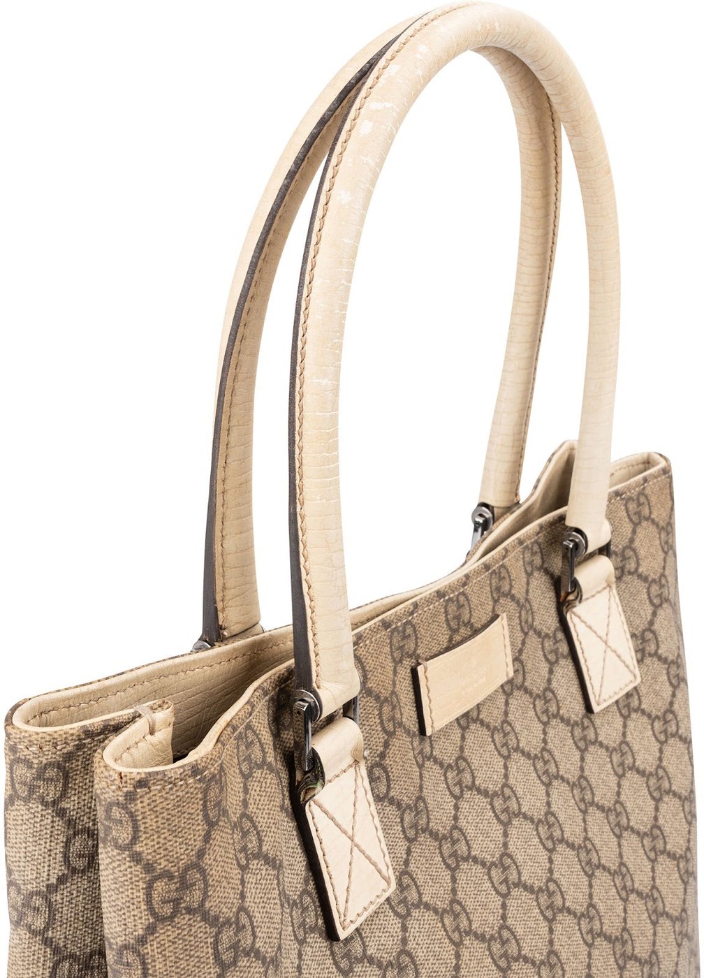 Gucci Monogram GG Supreme Canvas Tote Handbag