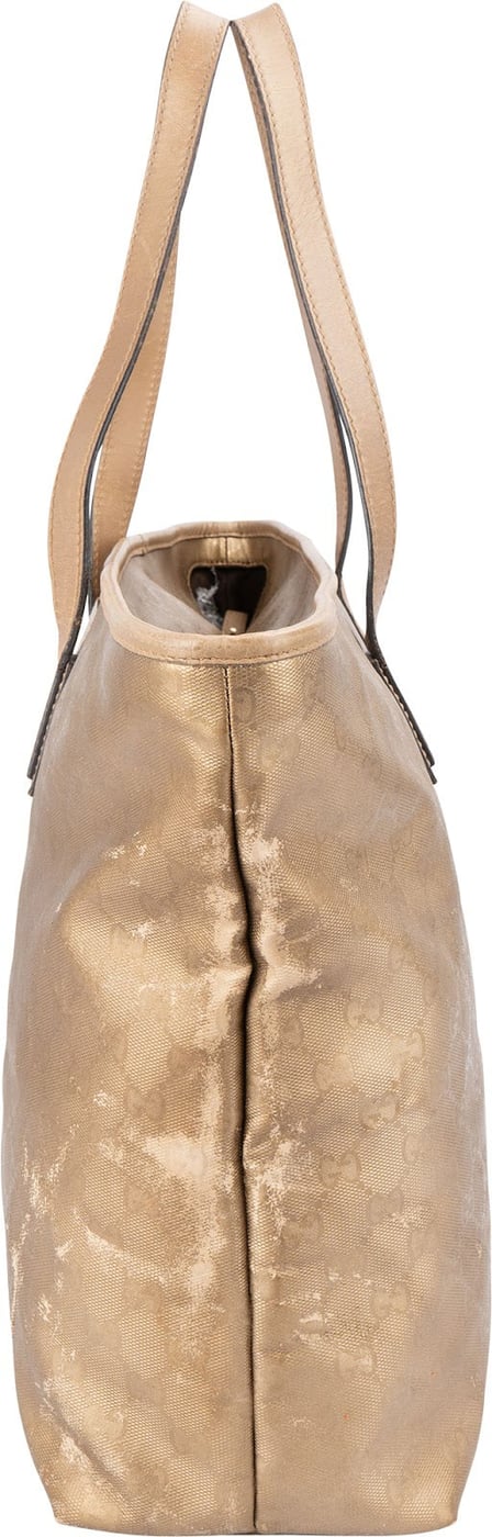 Gucci Golden Monogram GG Tote Shoulder Bag