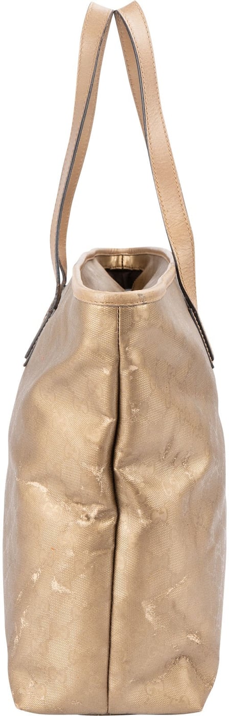 Gucci Golden Monogram GG Tote Shoulder Bag
