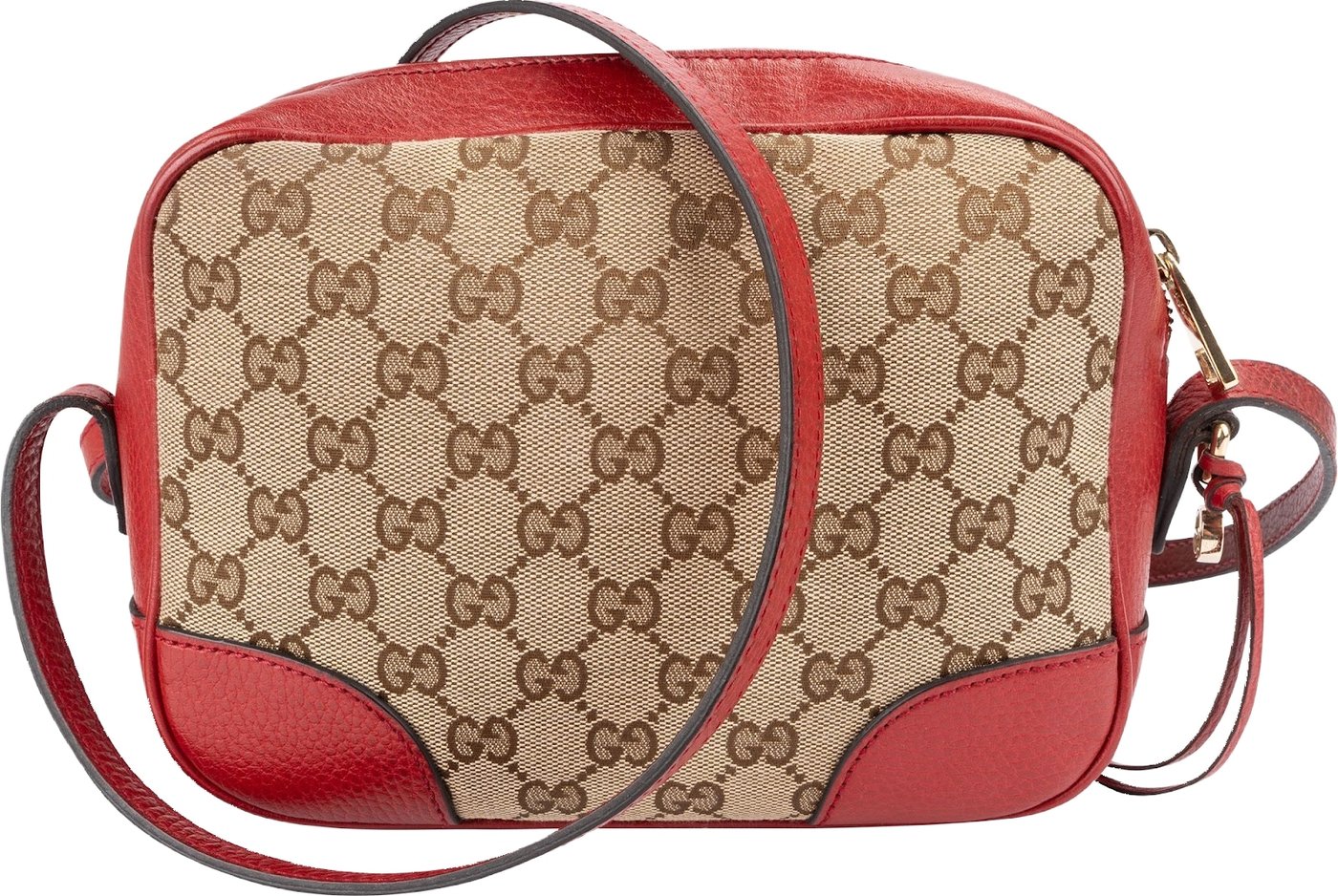 Gucci Monogram GG Canvas Bree Camera Crossbody Bag