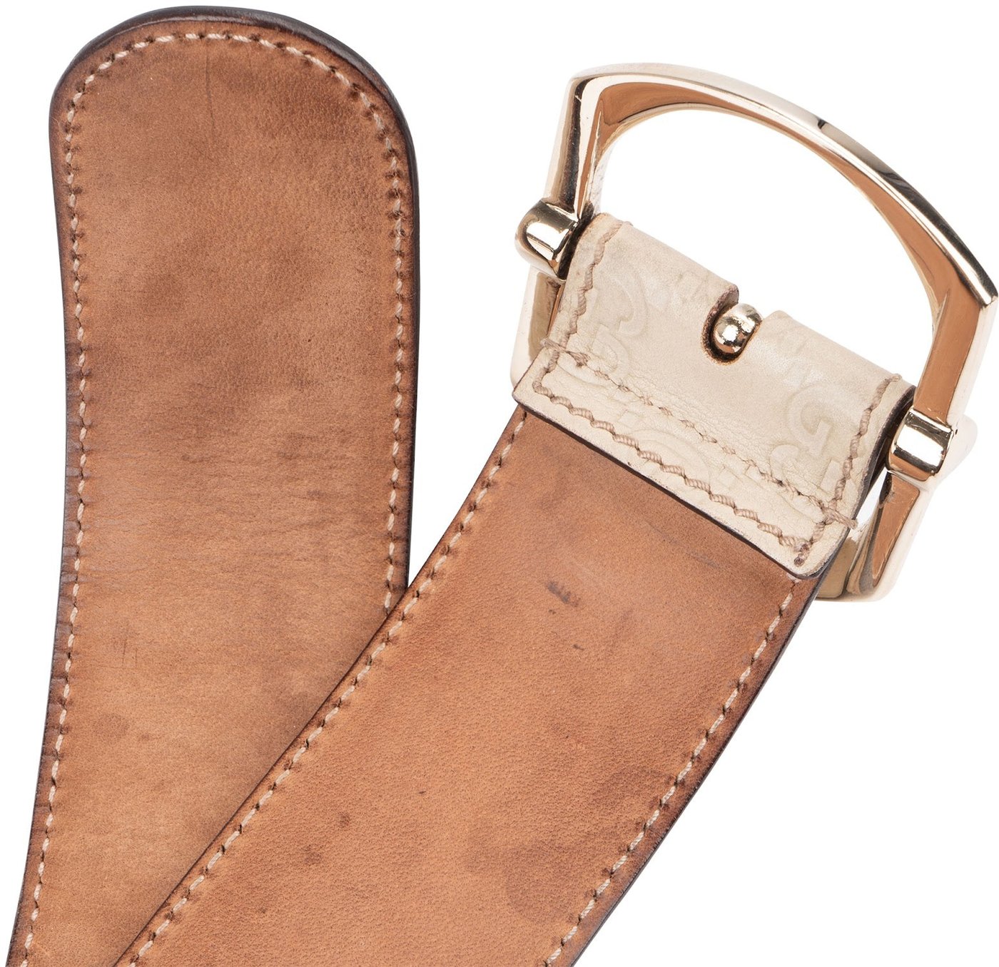 Gucci Guccissima Leather G-Buckle Belt (85 / 34)