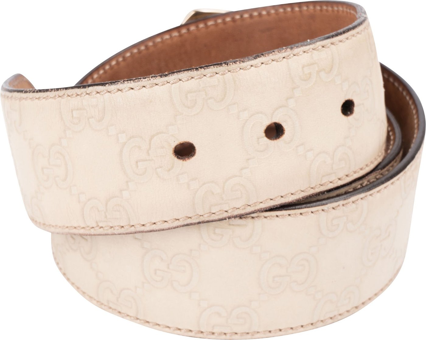 Gucci Guccissima Leather G-Buckle Belt (85 / 34)