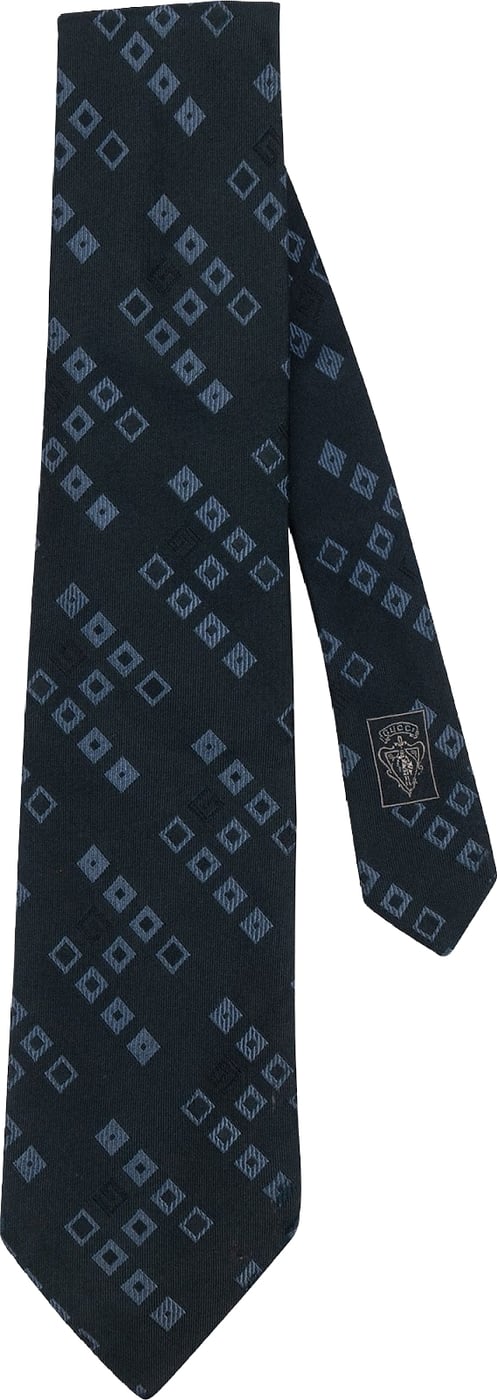 Gucci Monogram GG Diamond Pattern Tie Krawatte