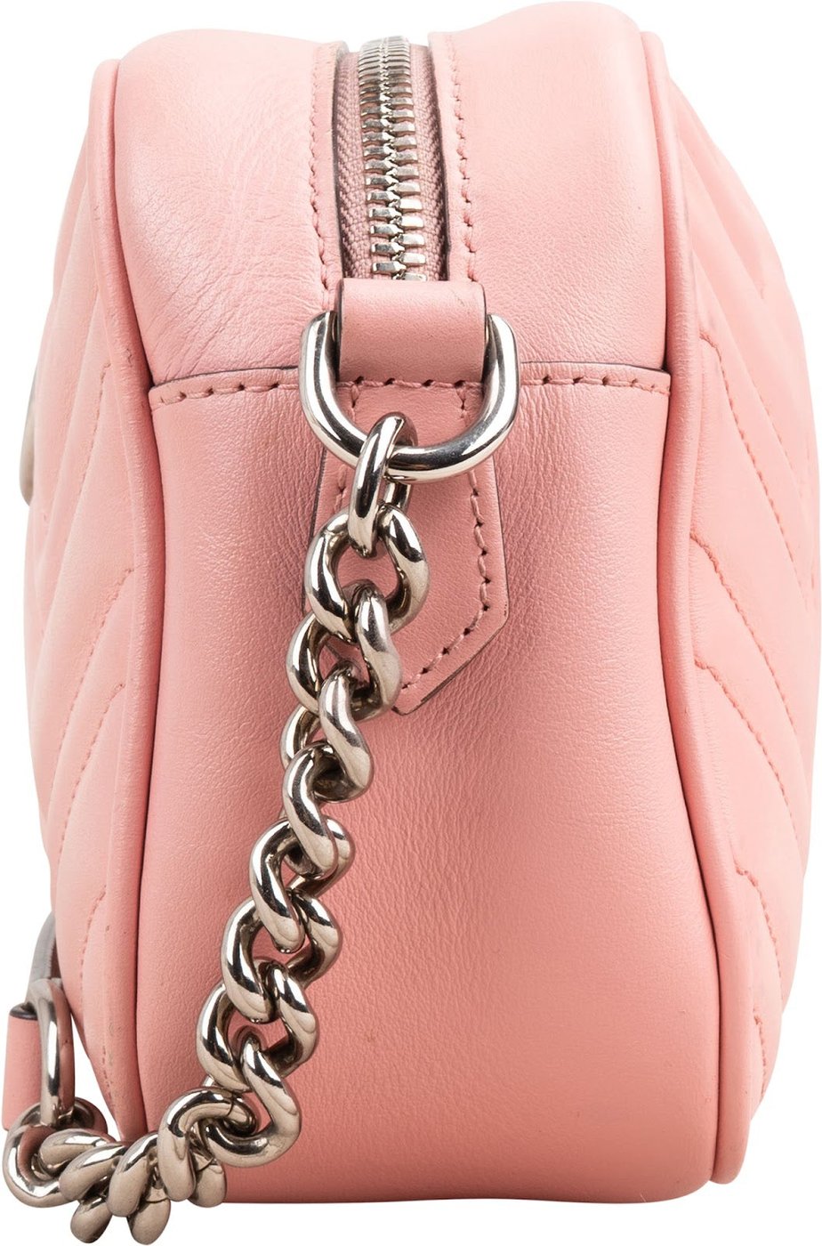 Gucci Monogram Matelassé Leather GG Marmont Camera Crossbody Bag