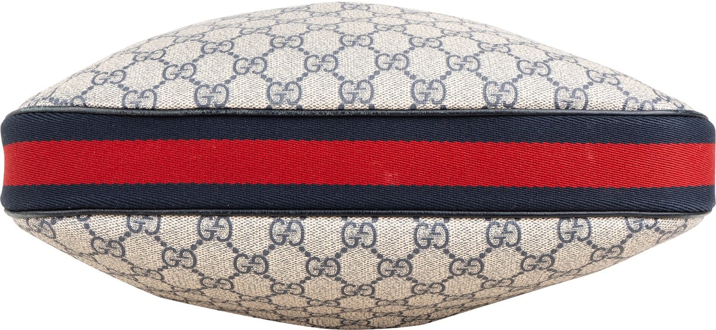 Gucci Monogram GG Supreme Attache Hobo Crossbody Bag