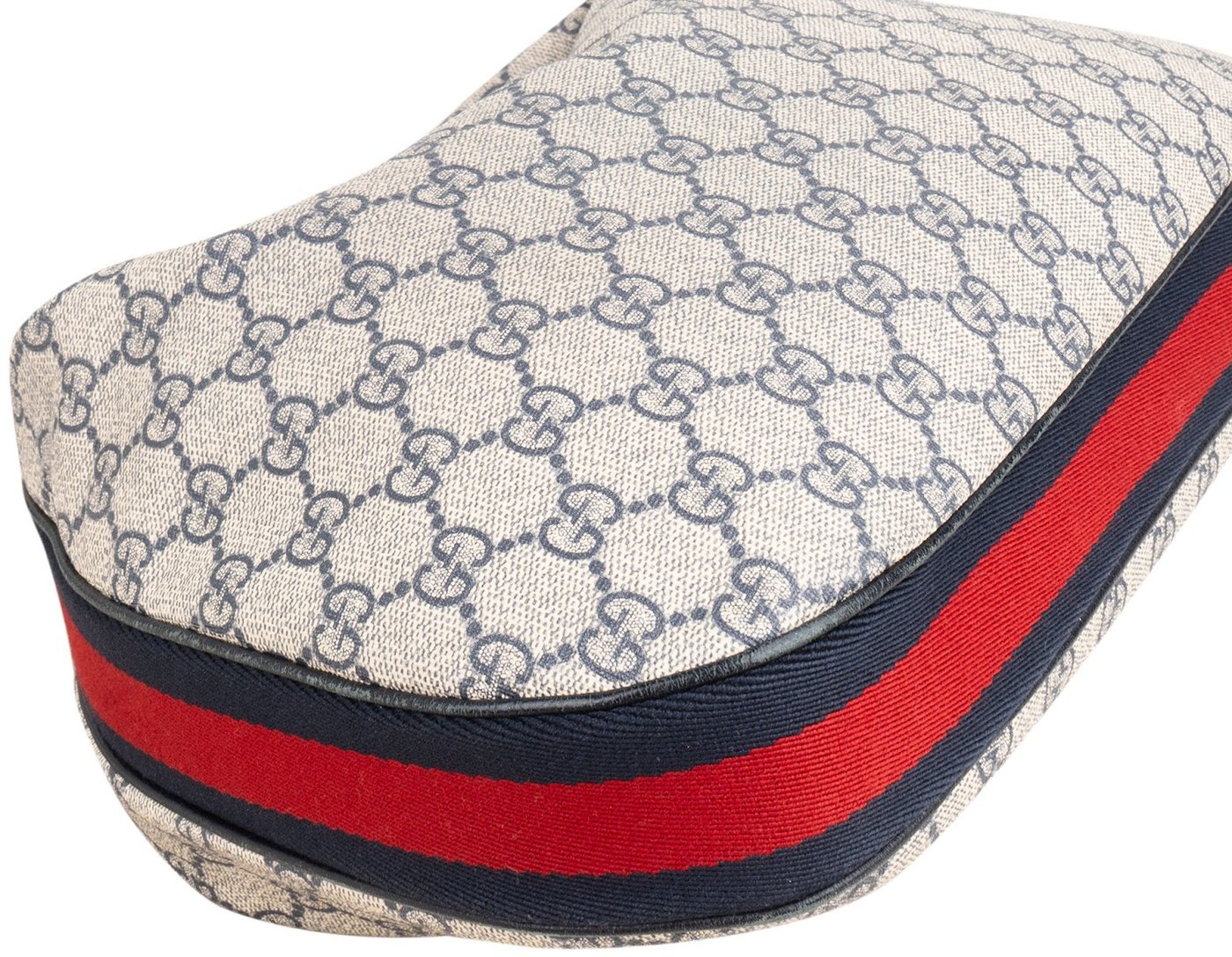 Gucci Monogram GG Supreme Attache Hobo Crossbody Bag