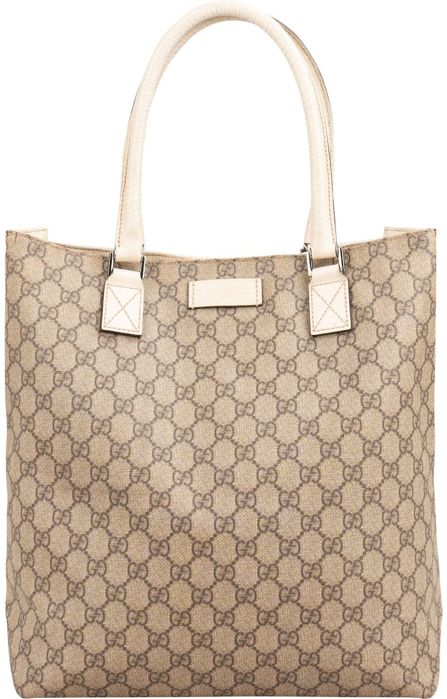 Gucci Monogram GG Supreme Tote Handbag