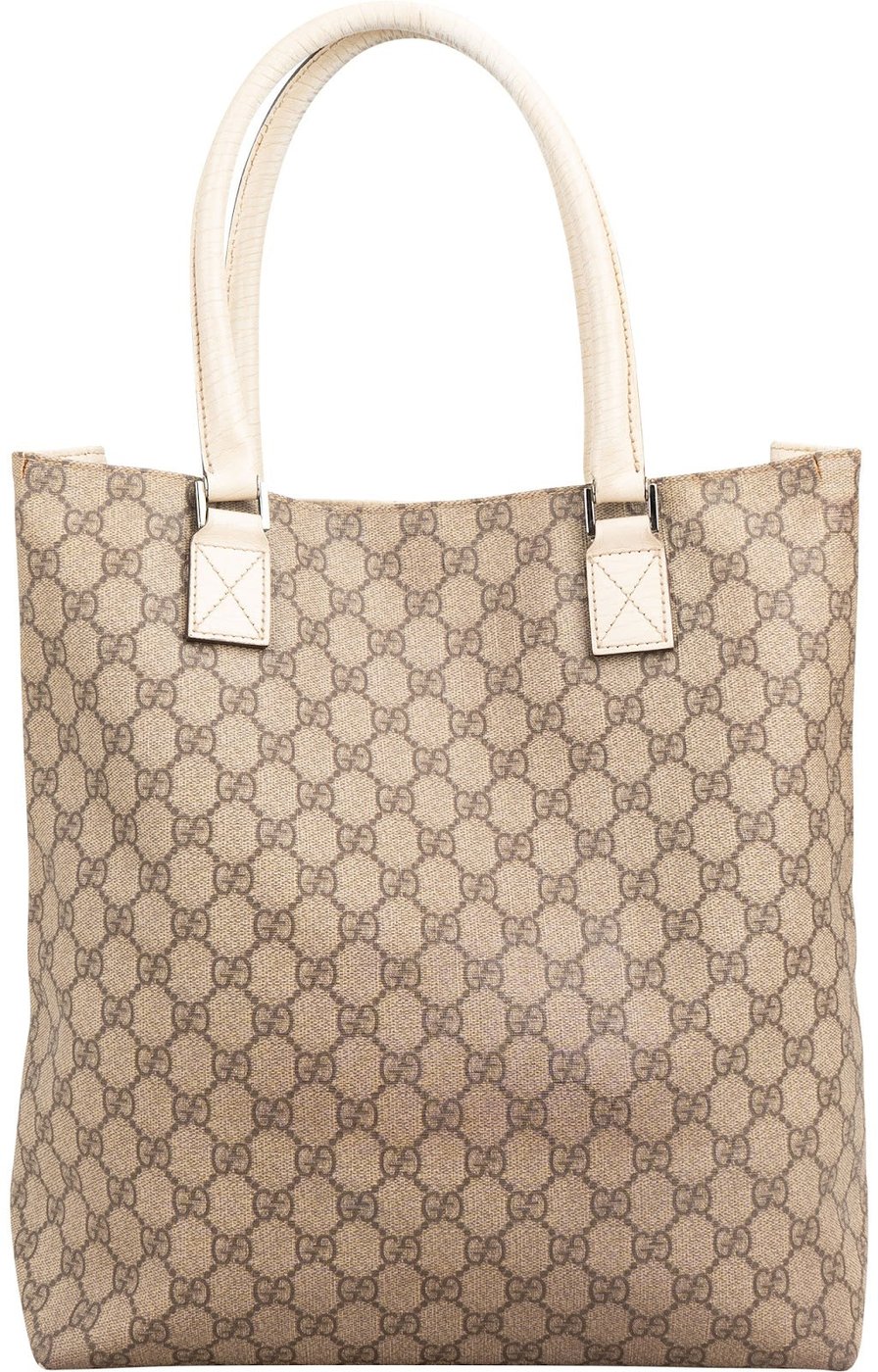 Gucci Monogram GG Supreme Tote Handbag