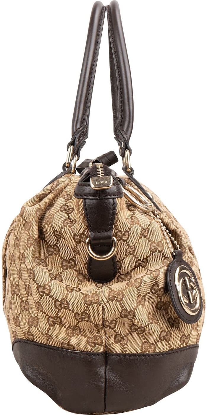 Gucci Monogram GG Canvas Sukey Tote Handbag