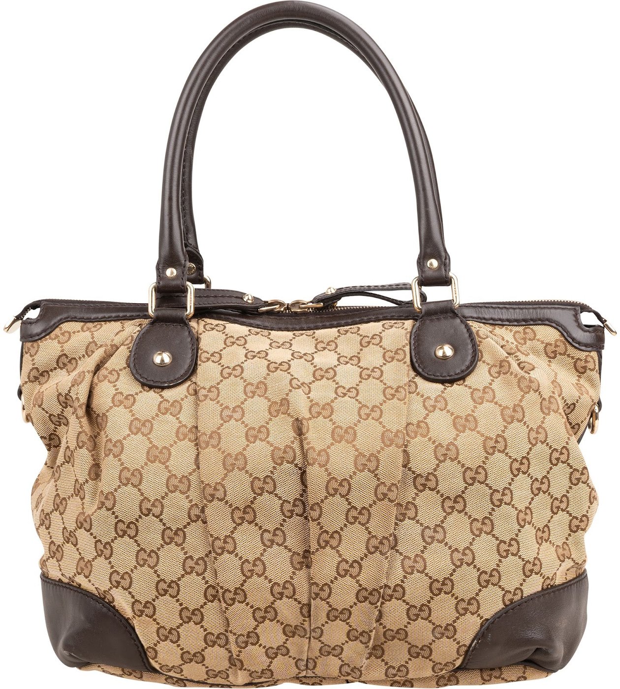 Gucci Monogram GG Canvas Sukey Tote Handbag